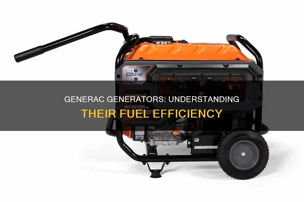 how much fuel does generac generator use