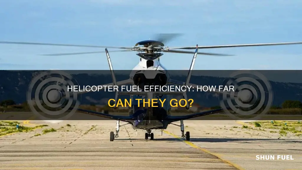how much fuel does helicopter use per km