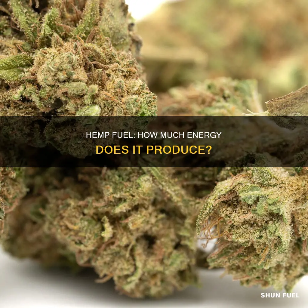 how much fuel does hemp make