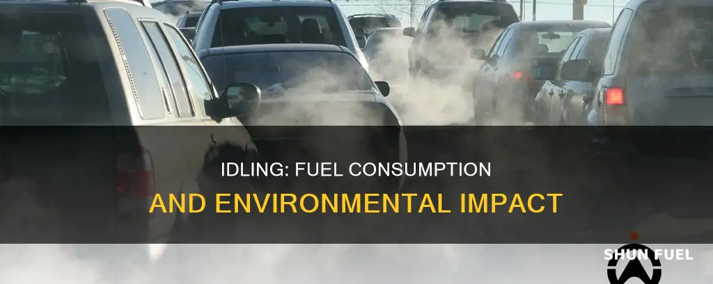 how much fuel does idling burn