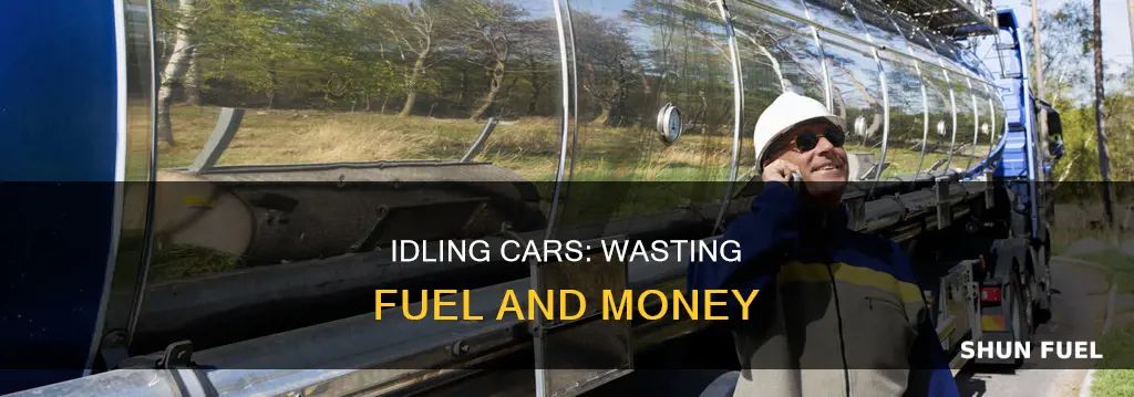 how much fuel does idling waste