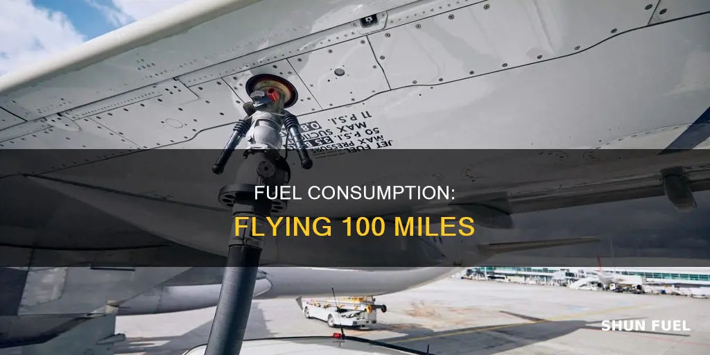 how much fuel does it take to fly 100 miles