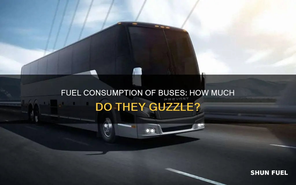 how much fuel does it take to power a bus