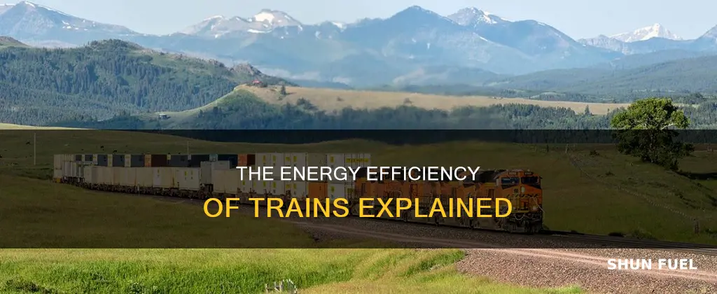 how much fuel does it take to run a train