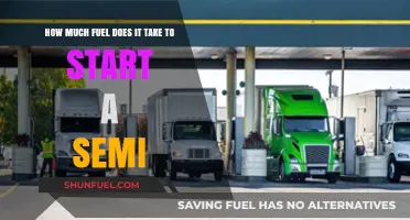 Starting a Semi: How Much Fuel Does It Take?