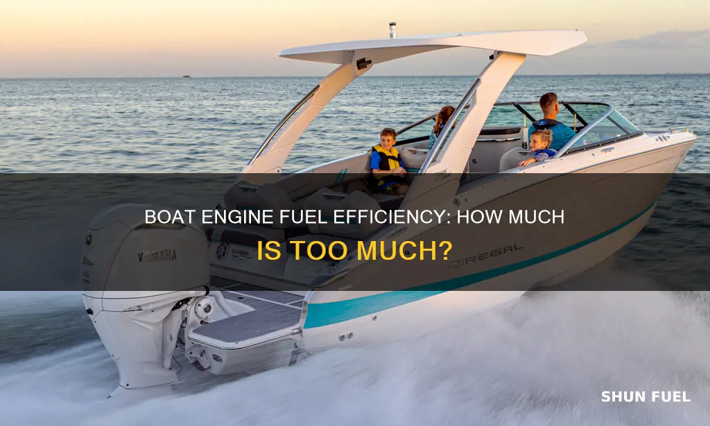 how much fuel does my boat engine burn
