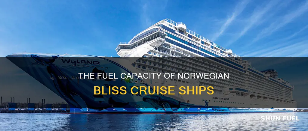 how much fuel does norwegian bliss hold