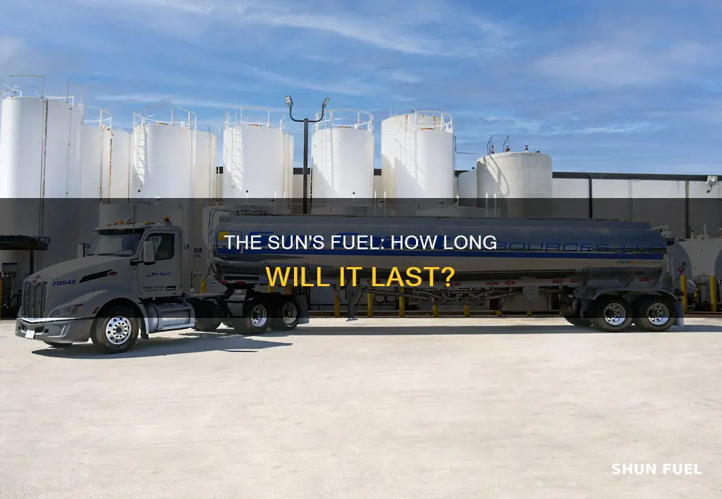 how much fuel does our sun have left