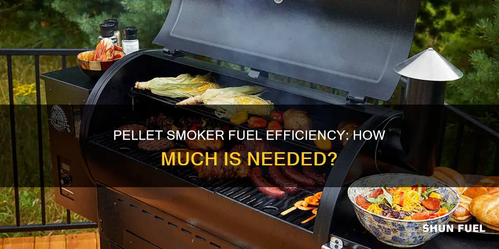 how much fuel does pellet smoker use
