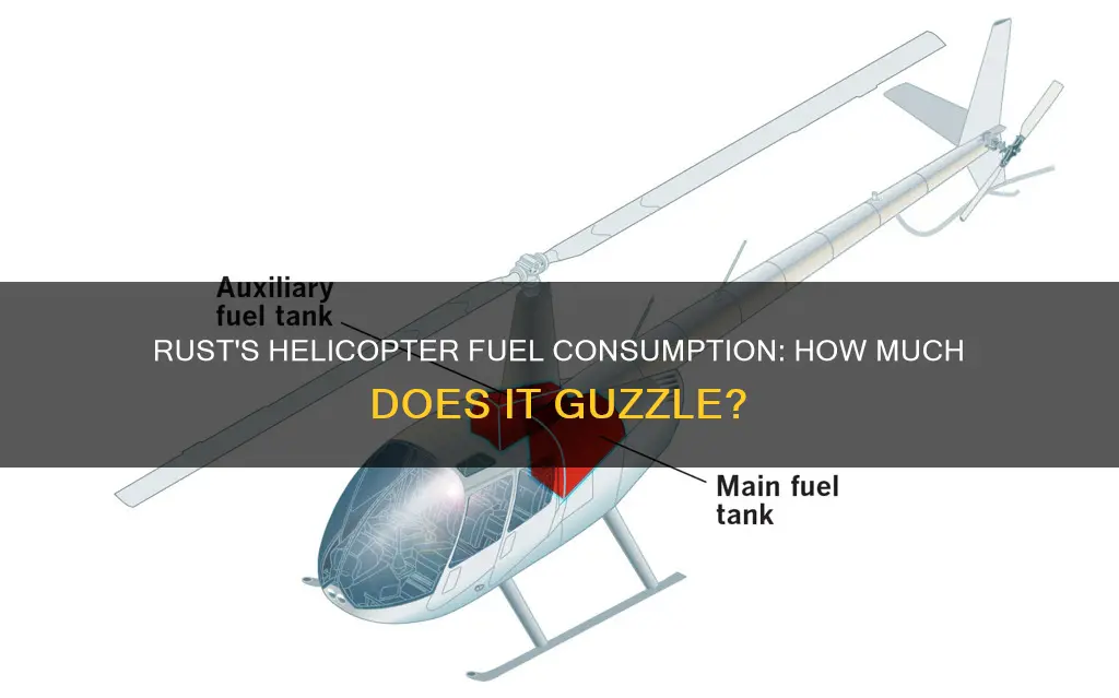 how much fuel does rust helicopter use