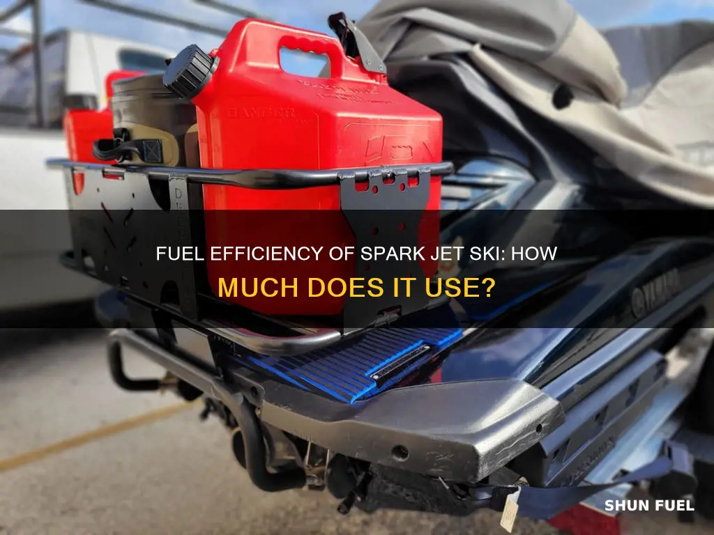 how much fuel does spark jet ski