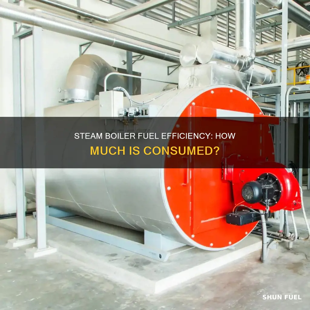 how much fuel does steam boiler use