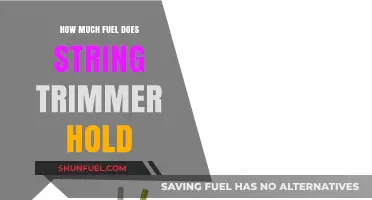 String Trimmer Fuel Efficiency: How Much Can It Hold?