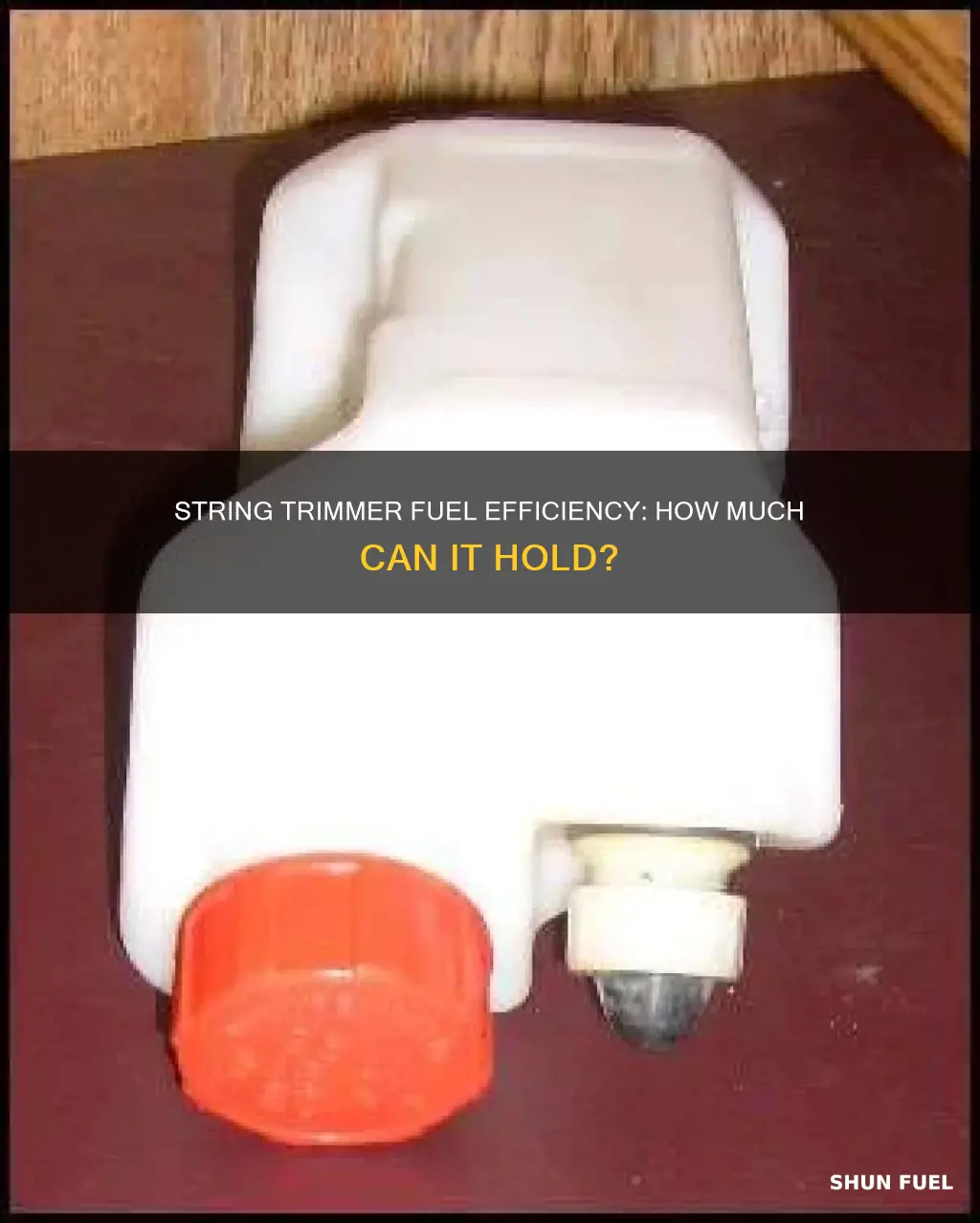 how much fuel does string trimmer hold