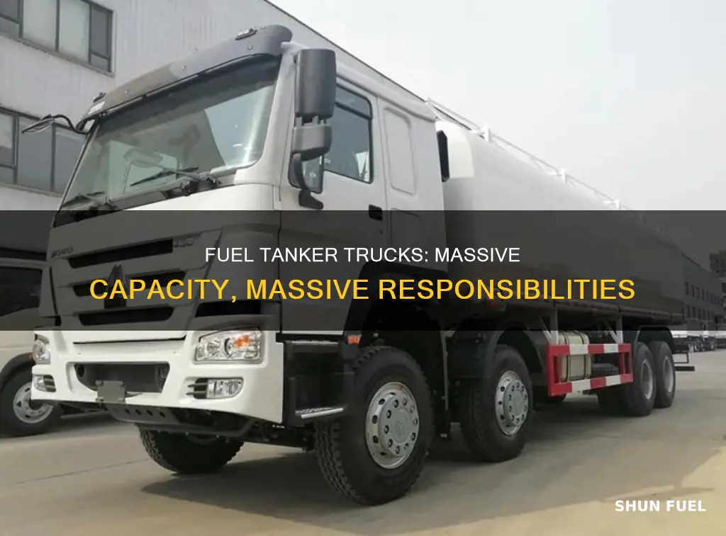 how much fuel does tanker truck hold