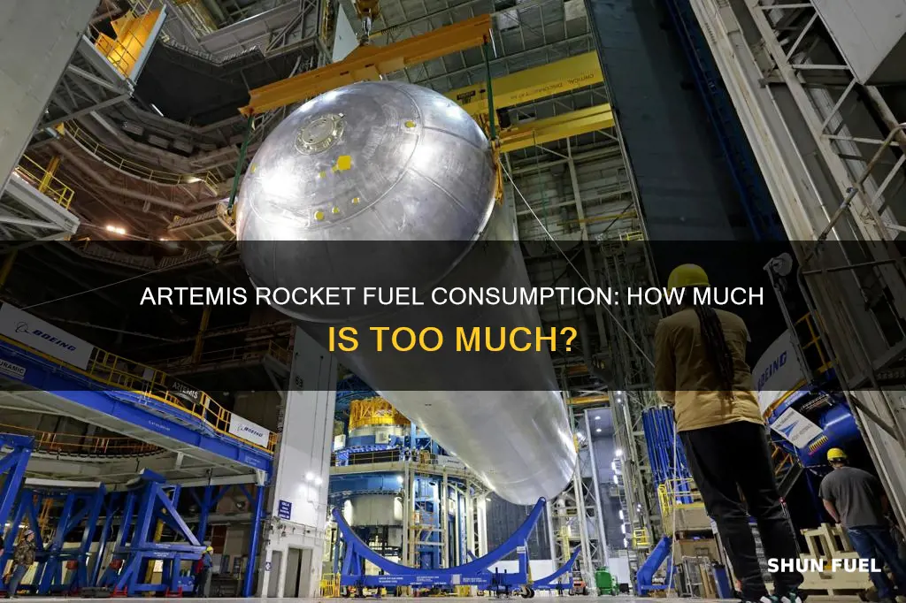 how much fuel does the artemis rocket use