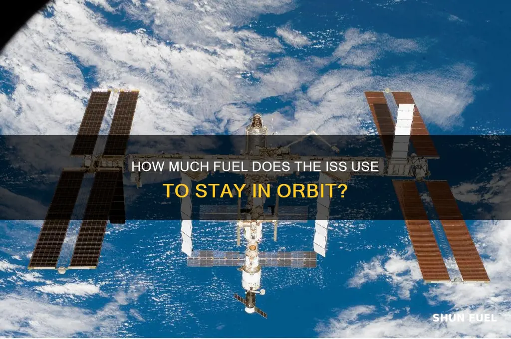 how much fuel does the iss use
