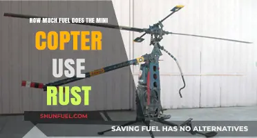 Mini Copter Fuel Efficiency in Rust: How Much Does it Use?