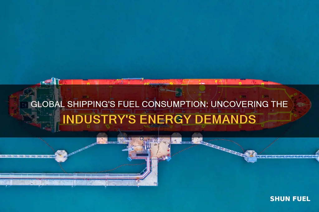 how much fuel does the shipping industry use