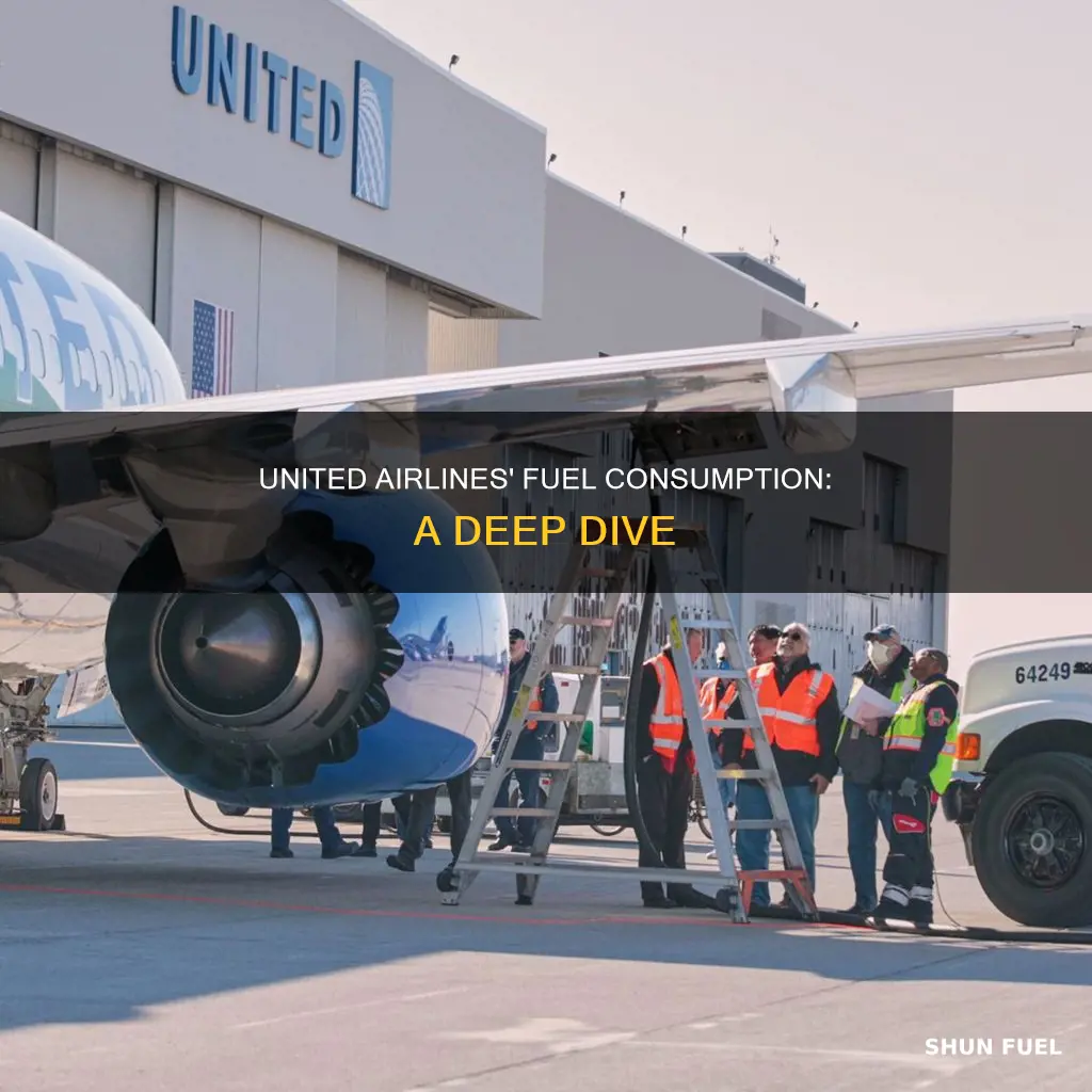 how much fuel does united airlines use