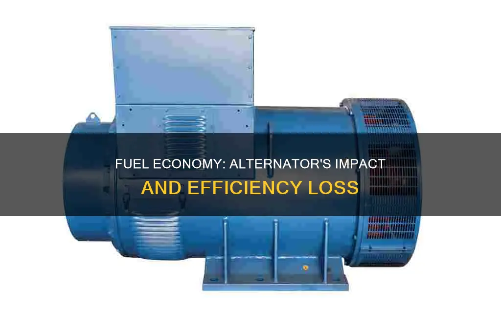 how much fuel economy is lost to an alternator