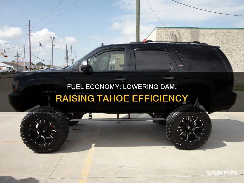 how much fuel economy lower dam checy tahoe