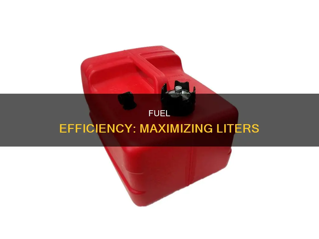 how much fuel fit per litre
