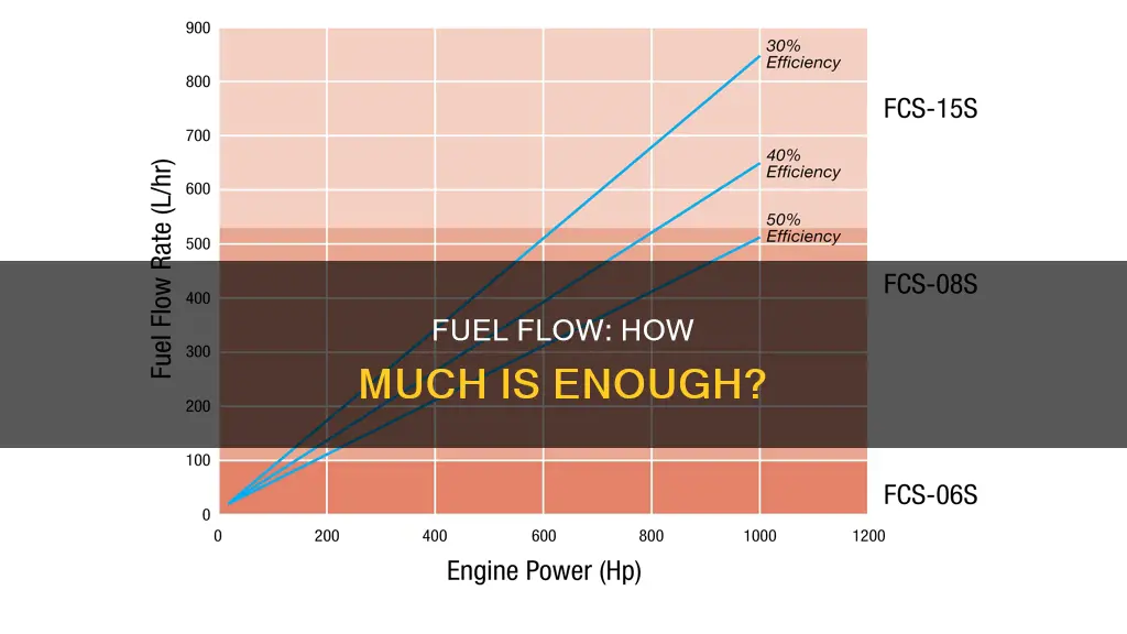 how much fuel flow do i need