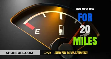 Fuel Efficiency: 20 Miles and Fuel Consumption
