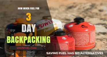 Backpacking Fuel: How Much to Pack for a 3-Day Trek?