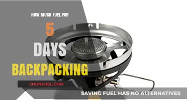 Backpacking Fuel: How Much Is Enough for Five Days?