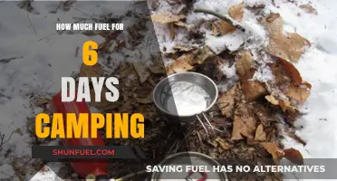 Camping Fuel: How Much is Enough?