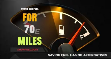 Fuel Consumption: 70 Miles and Fuel Efficiency