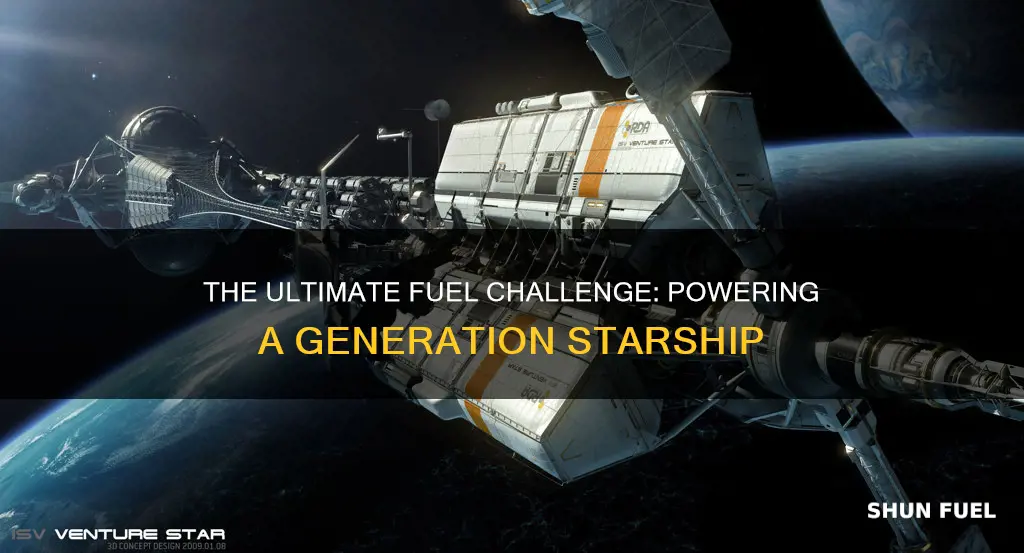 how much fuel for a generation ship
