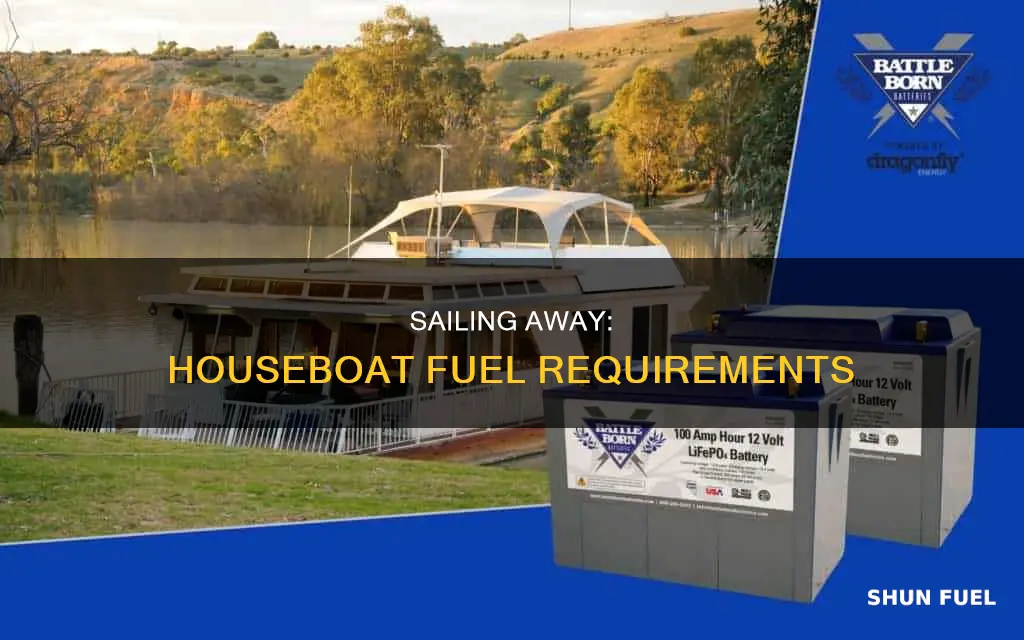 how much fuel for a houseboat