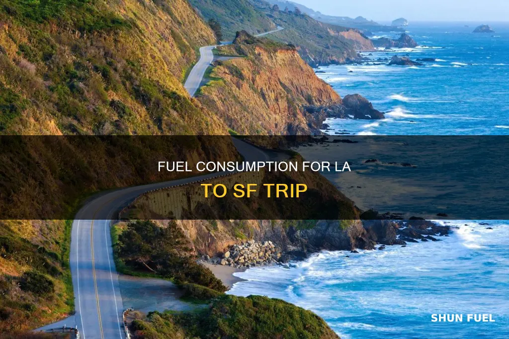 how much fuel for los angeles to san francisco