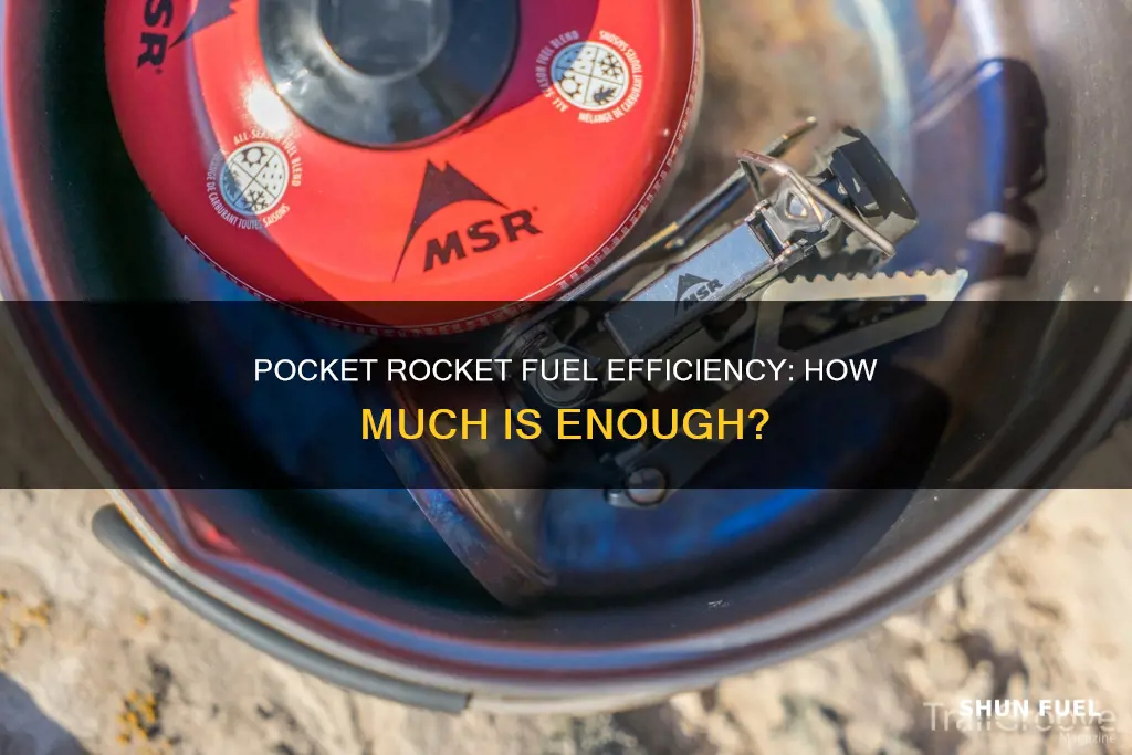 how much fuel for pocket rocket