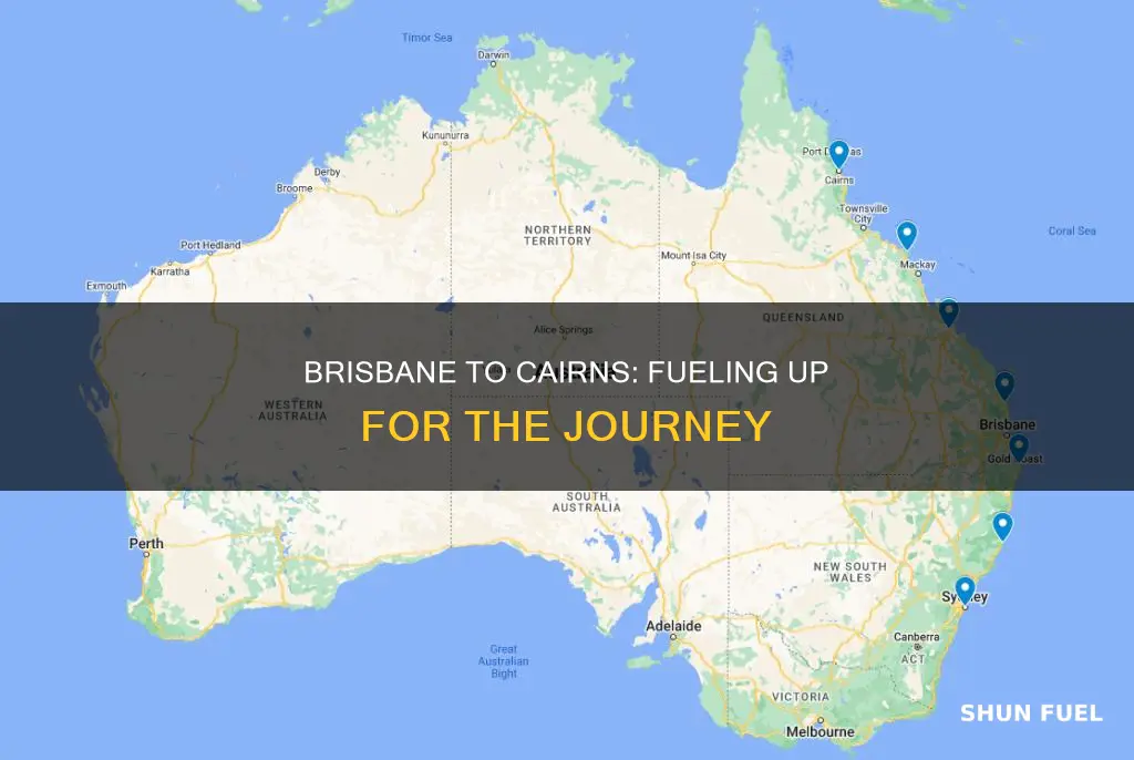 how much fuel from brisbane to cairns