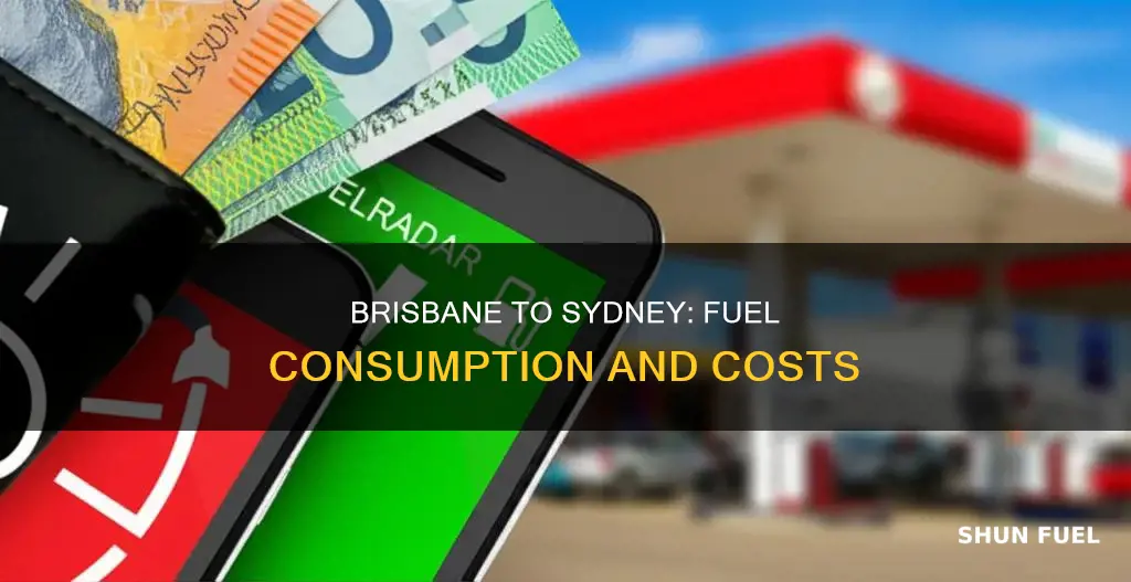 how much fuel from brisbane to sydney