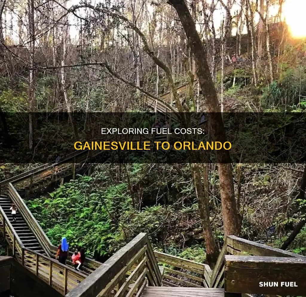 how much fuel from gainesville to orlando