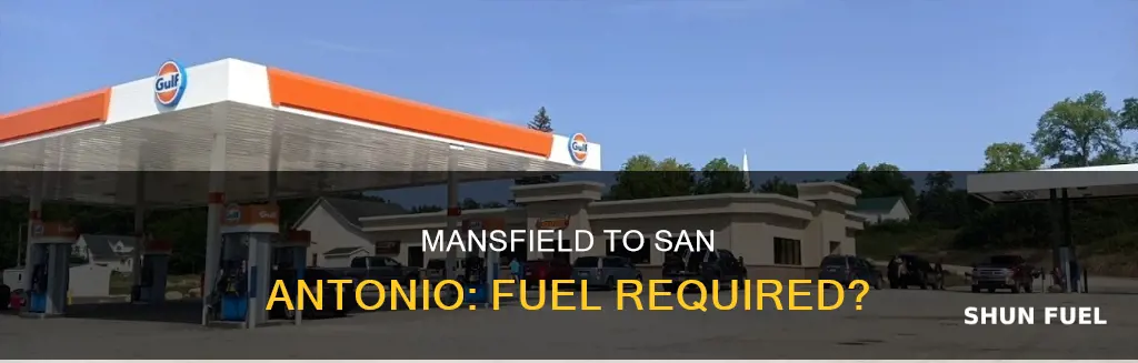 how much fuel from mansfield ohio to san antonio texas