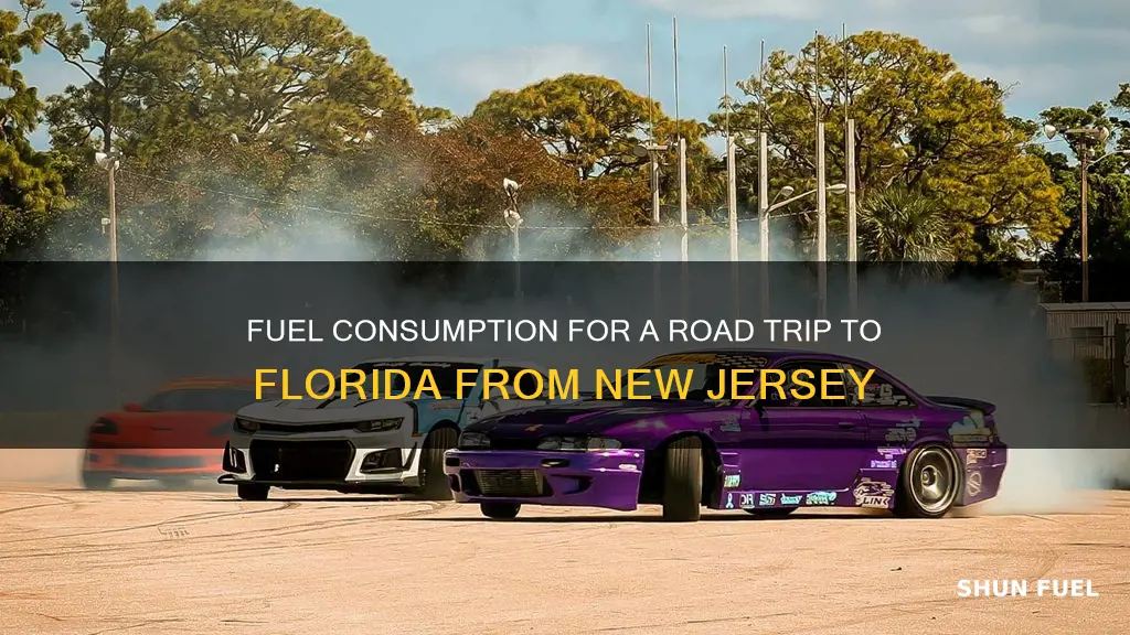 how much fuel from nj to florida