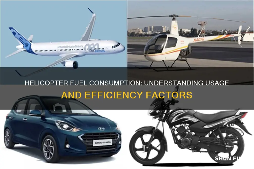 how much fuel helicopter use