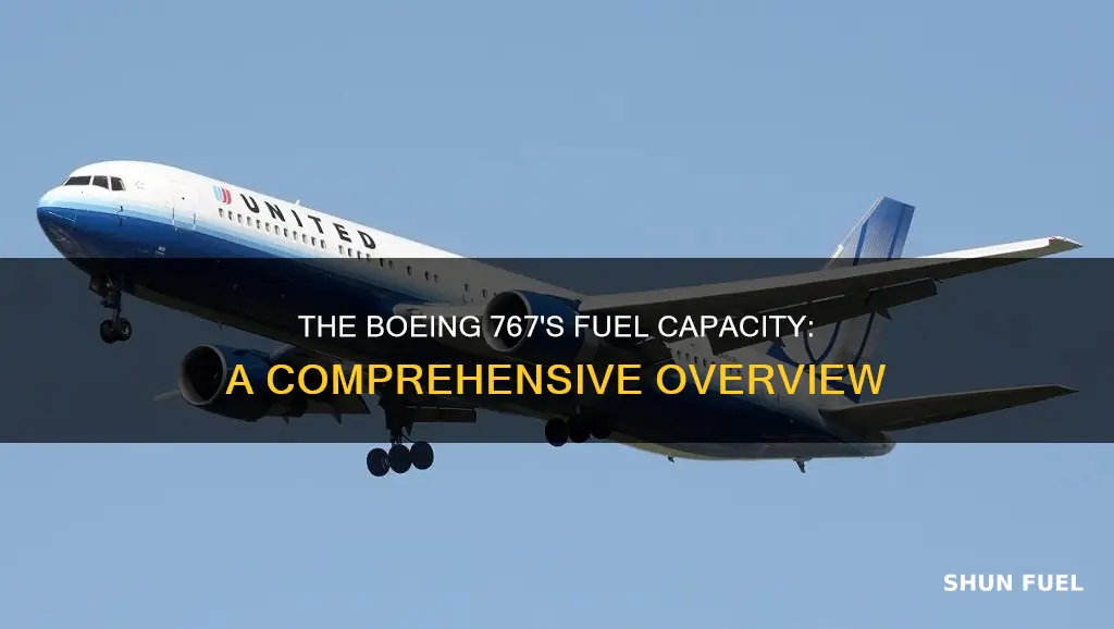 how much fuel in a boeing 767