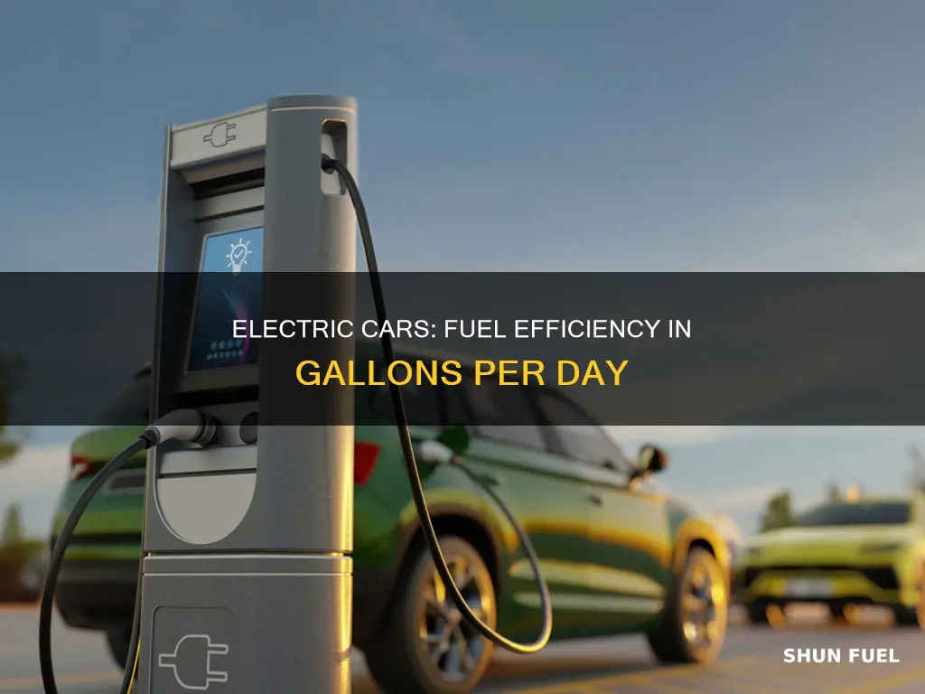 how much fuel in bbl day do electric cars use