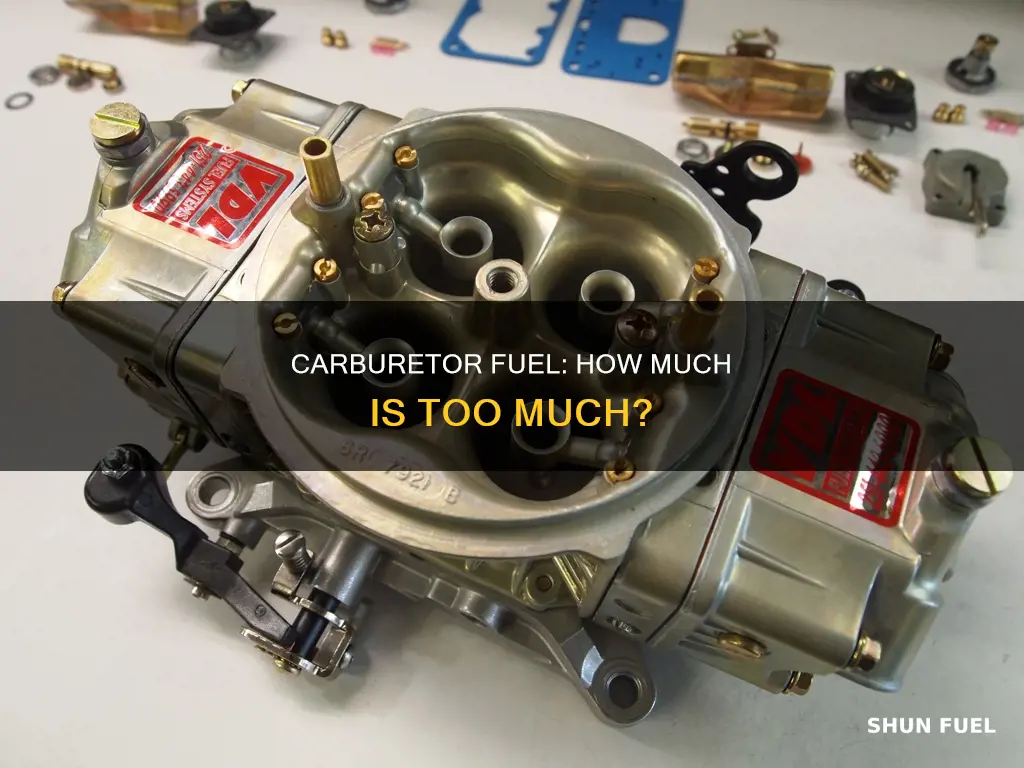 how much fuel in carburetor
