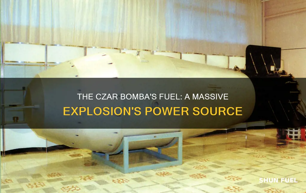 how much fuel in czar bomba