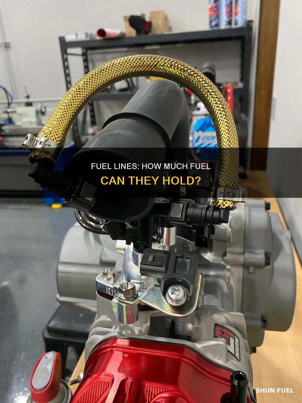 how much fuel in fuel lines