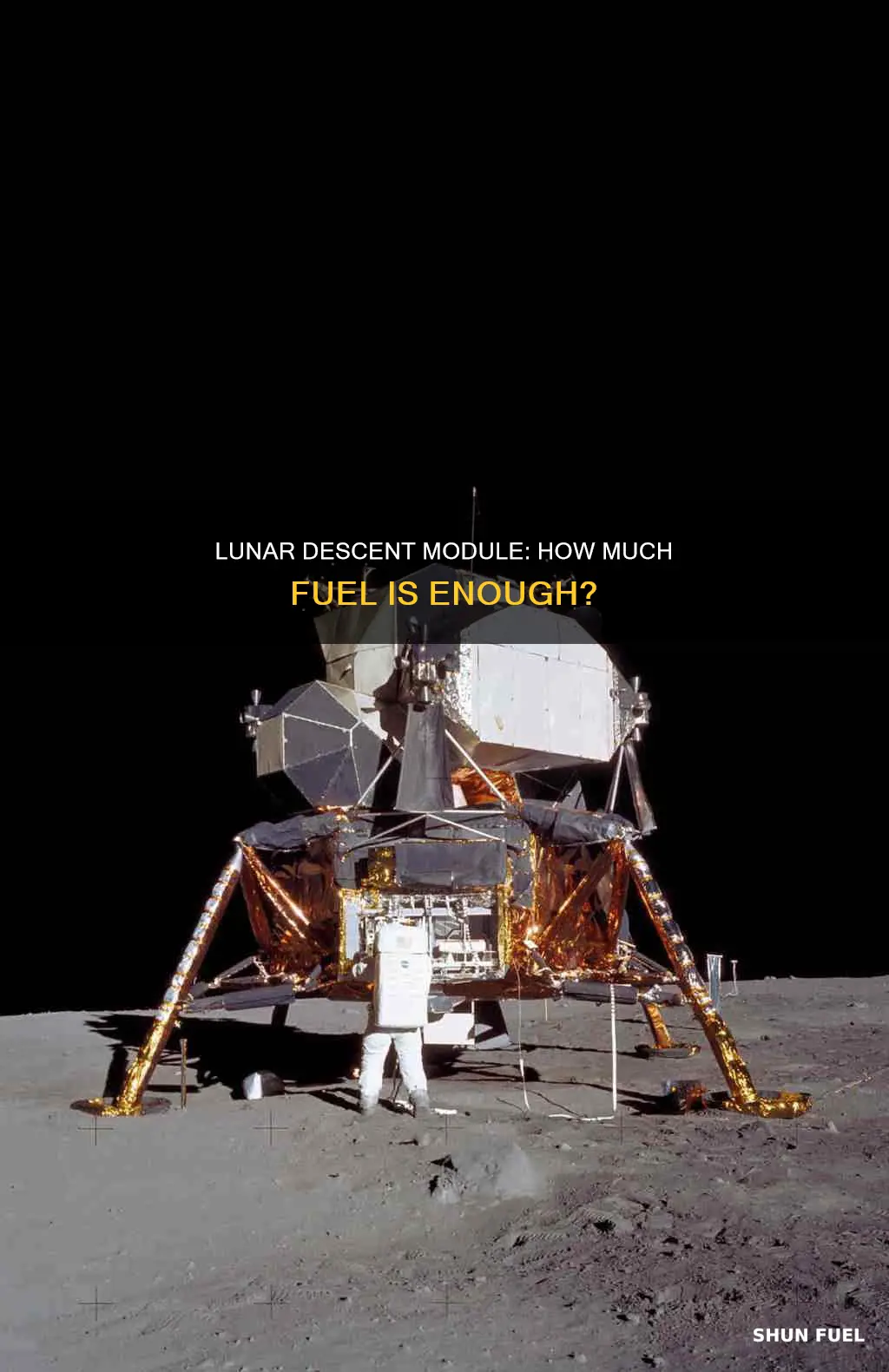 how much fuel in lunar descent module