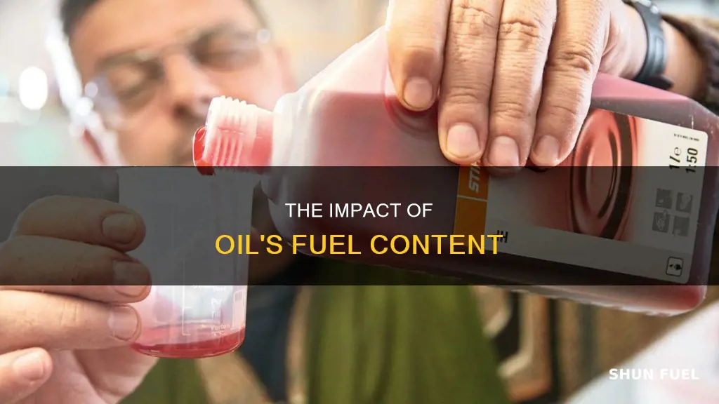 how much fuel in oil is too much